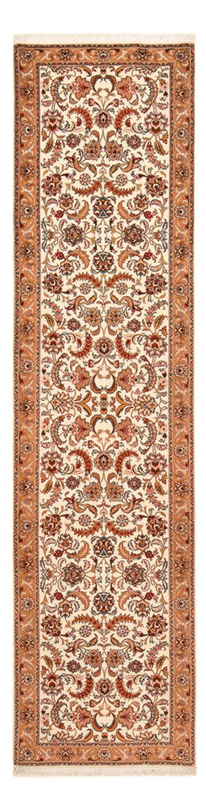 Biegacz Dywan perski - Tabriz - Premium - 314 x 80 cm - beżowy