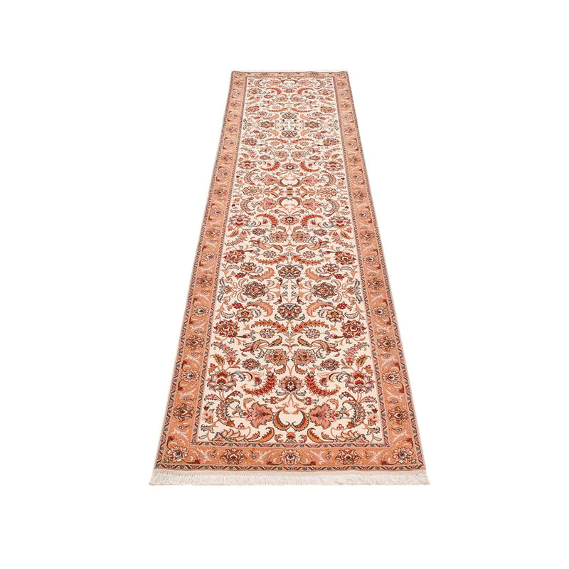 Biegacz Dywan perski - Tabriz - Premium - 314 x 80 cm - beżowy