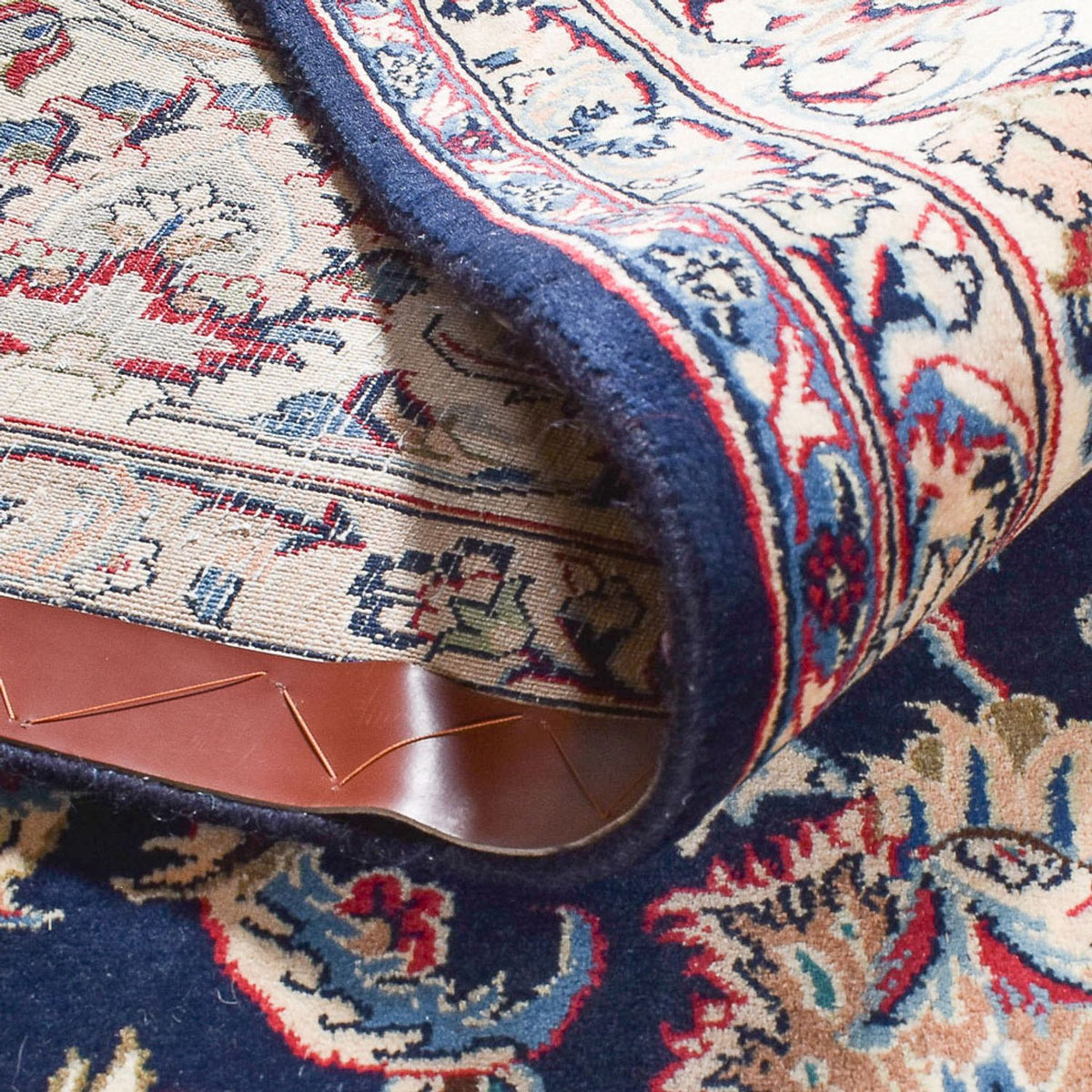 Dywan perski - Klasyczny - 367 x 241 cm - ciemnoniebieski