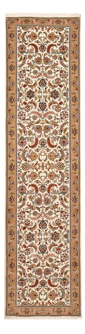 Biegacz Dywan perski - Tabriz - Premium - 307 x 79 cm - karmelowy