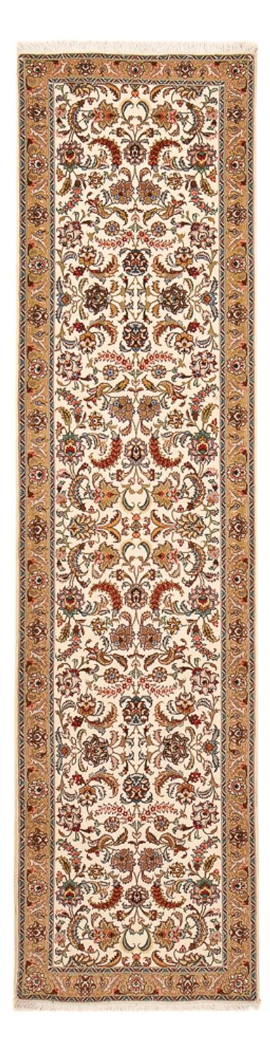 Biegacz Dywan perski - Tabriz - Premium - 307 x 79 cm - karmelowy