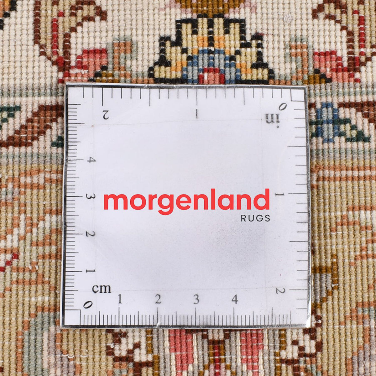 Biegacz Dywan perski - Tabriz - Premium - 307 x 79 cm - karmelowy