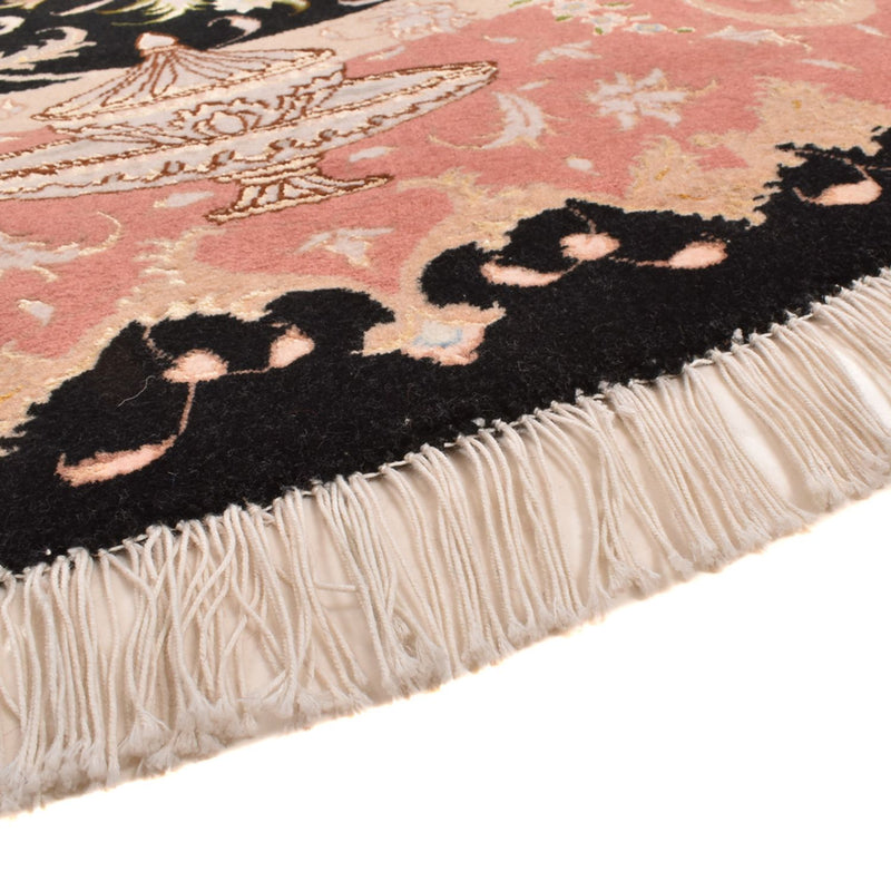 Dywan perski - Tabriz - Premium okrągły  - 200 x 200 cm - wielokolorowy