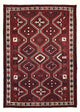 Dywan Gabbeh - Loribaft Perski - 302 x 222 cm - bordowa czerwień