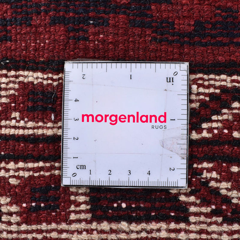 Dywan Gabbeh - Loribaft Perski - 302 x 222 cm - bordowa czerwień