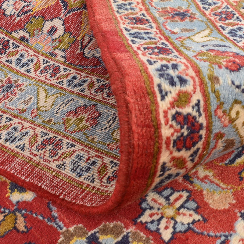 Biegacz Dywan perski - Keshan - 392 x 110 cm - czerwony