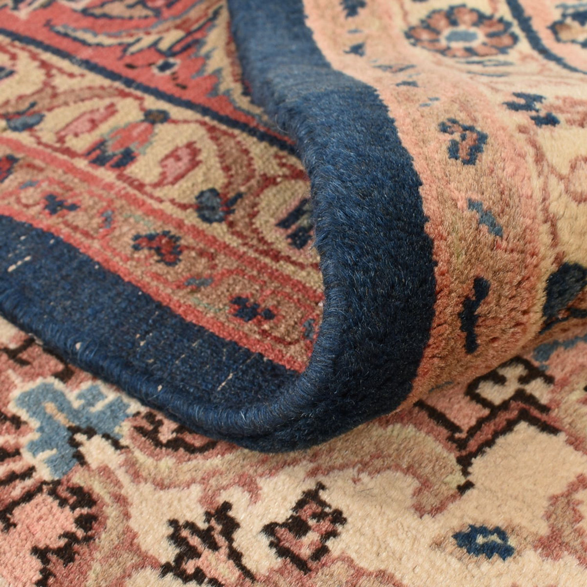 Perski dywan - Nomadyczny - 297 x 205 cm - ciemnoniebieski