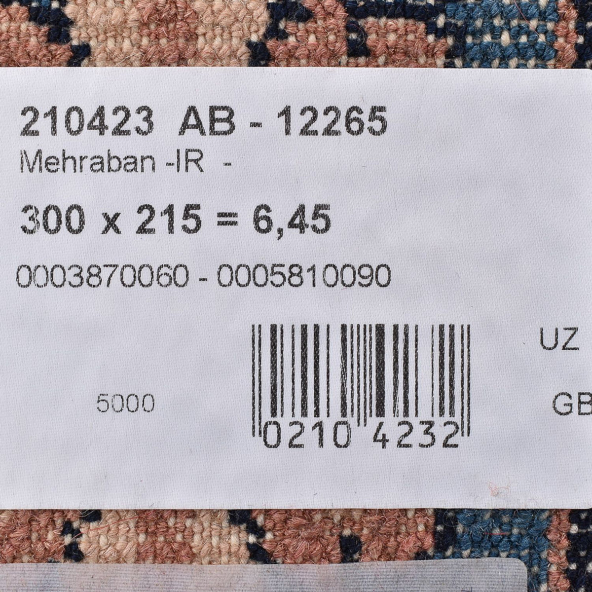 Perski dywan - Nomadyczny - 300 x 215 cm - wielokolorowy