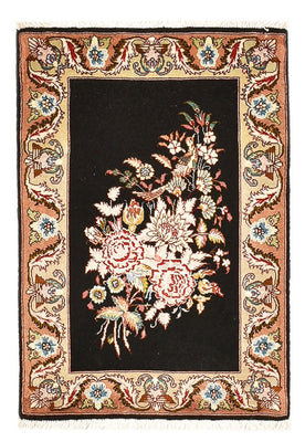 Dywan perski - Tabriz - Królewski - 76 x 52 cm - ciemnoniebieski