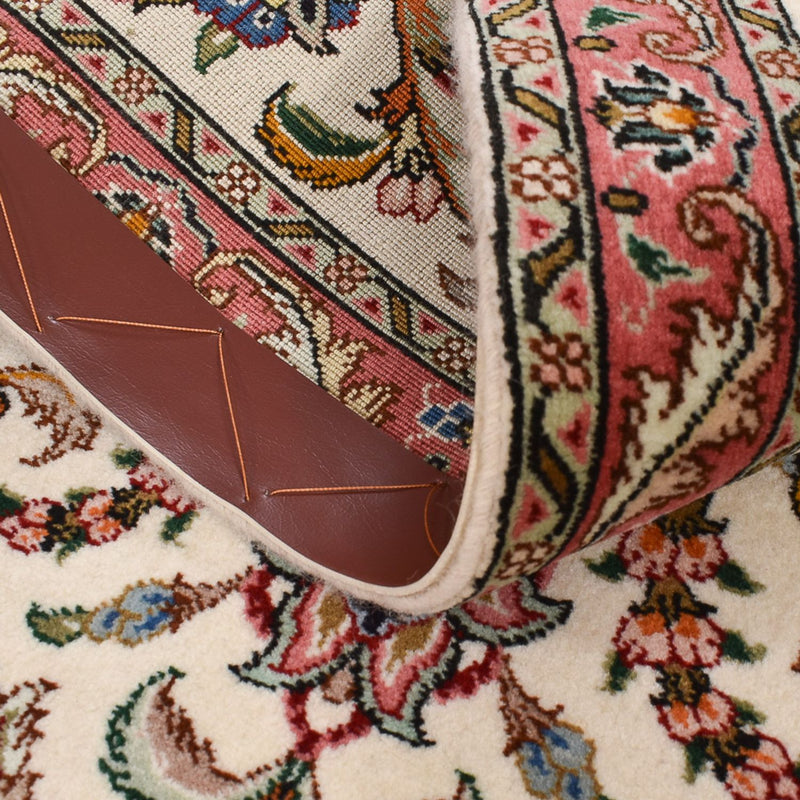 Biegacz Dywan perski - Tabriz - Królewski - 295 x 72 cm - piaskowy