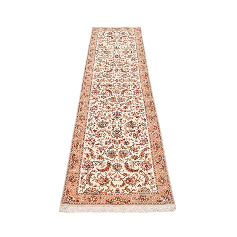 Biegacz Dywan perski - Tabriz - Premium - 320 x 83 cm - karmelowy