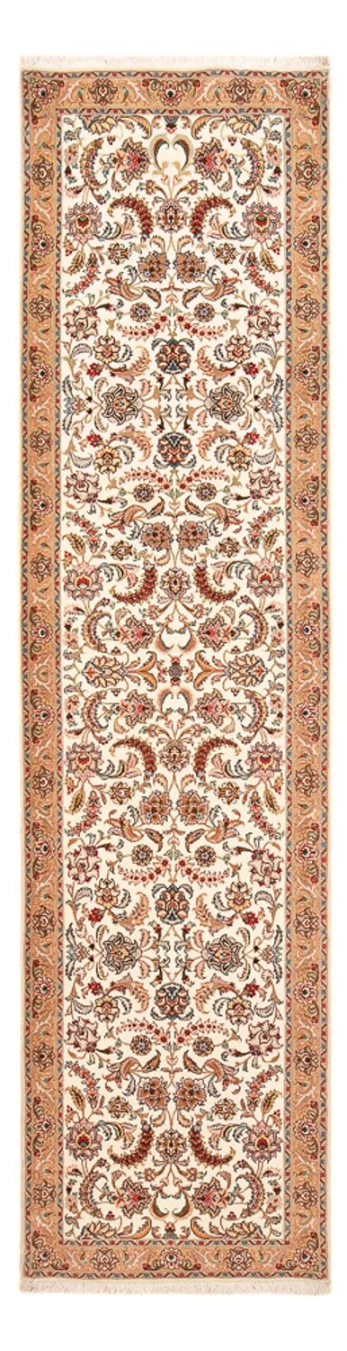 Biegacz Dywan perski - Tabriz - Premium - 320 x 77 cm - karmelowy