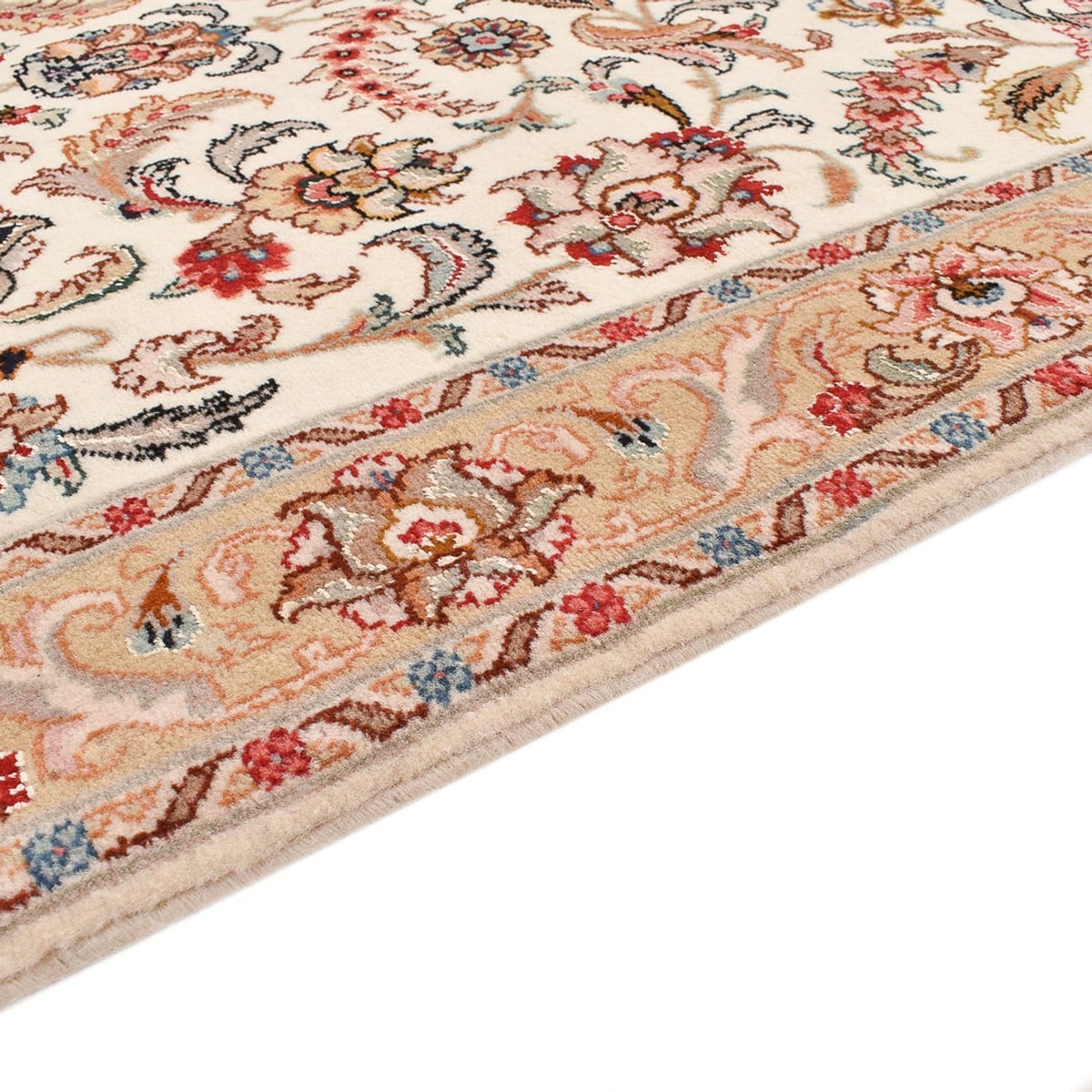 Biegacz Dywan perski - Tabriz - Premium - 320 x 77 cm - karmelowy
