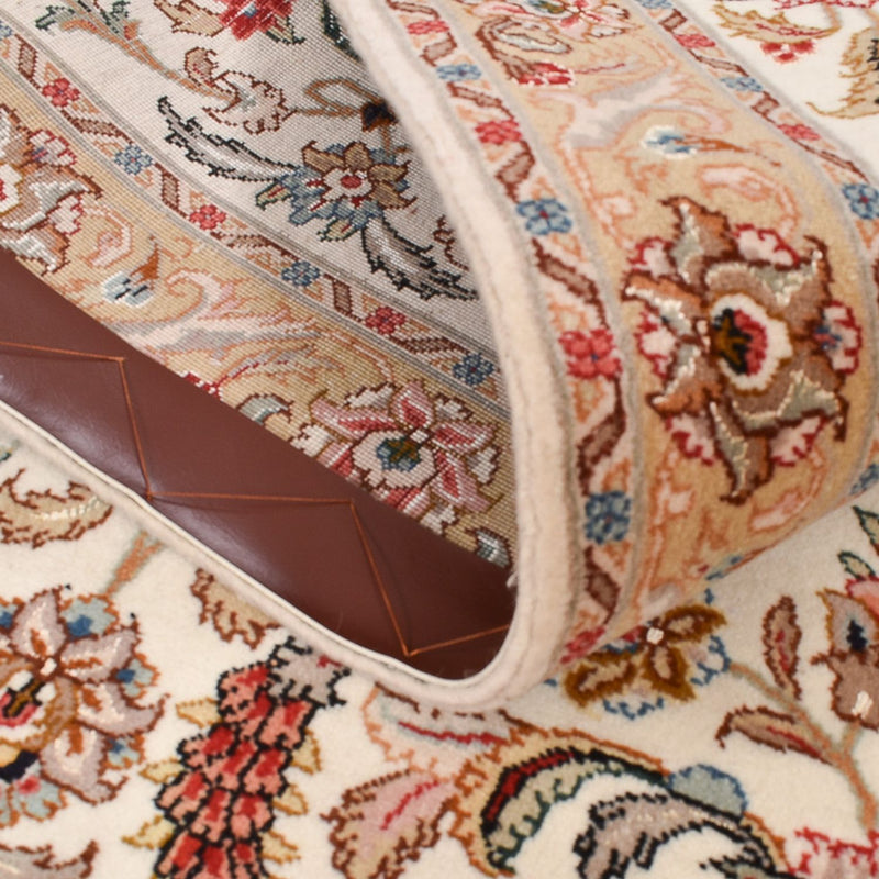 Biegacz Dywan perski - Tabriz - Premium - 320 x 77 cm - karmelowy