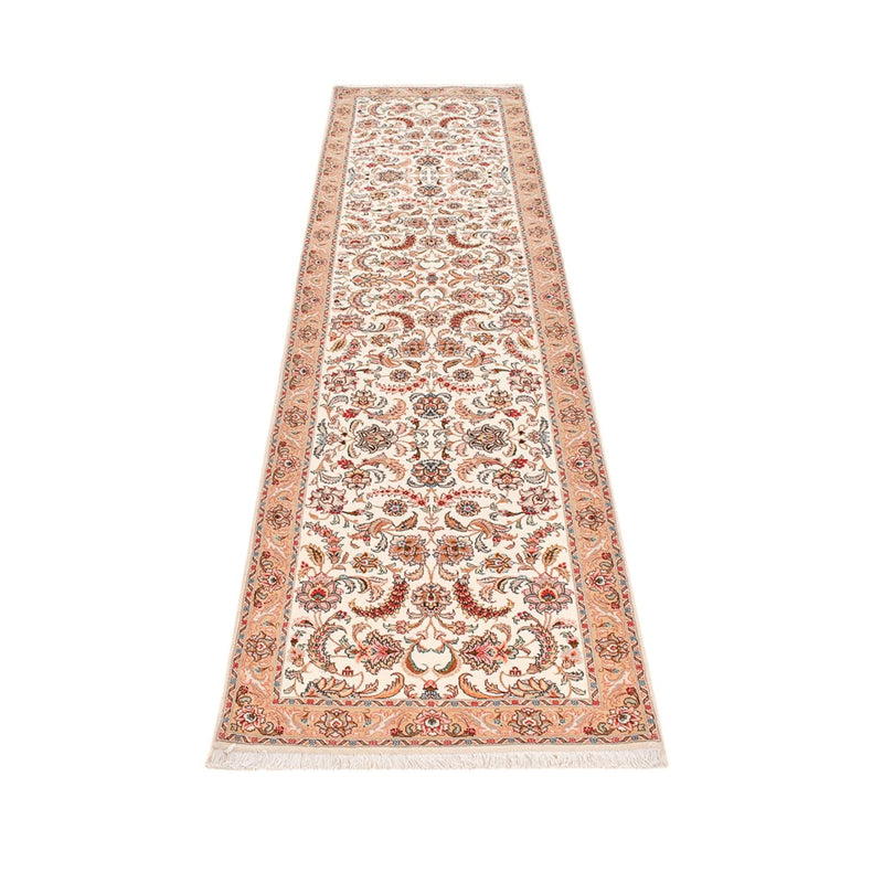 Biegacz Dywan perski - Tabriz - Premium - 320 x 77 cm - karmelowy