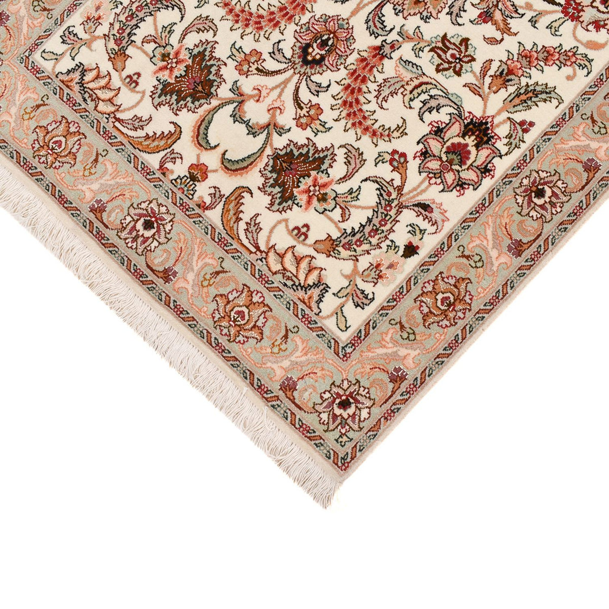 Biegacz Dywan perski - Tabriz - Premium - 315 x 77 cm - karmelowy