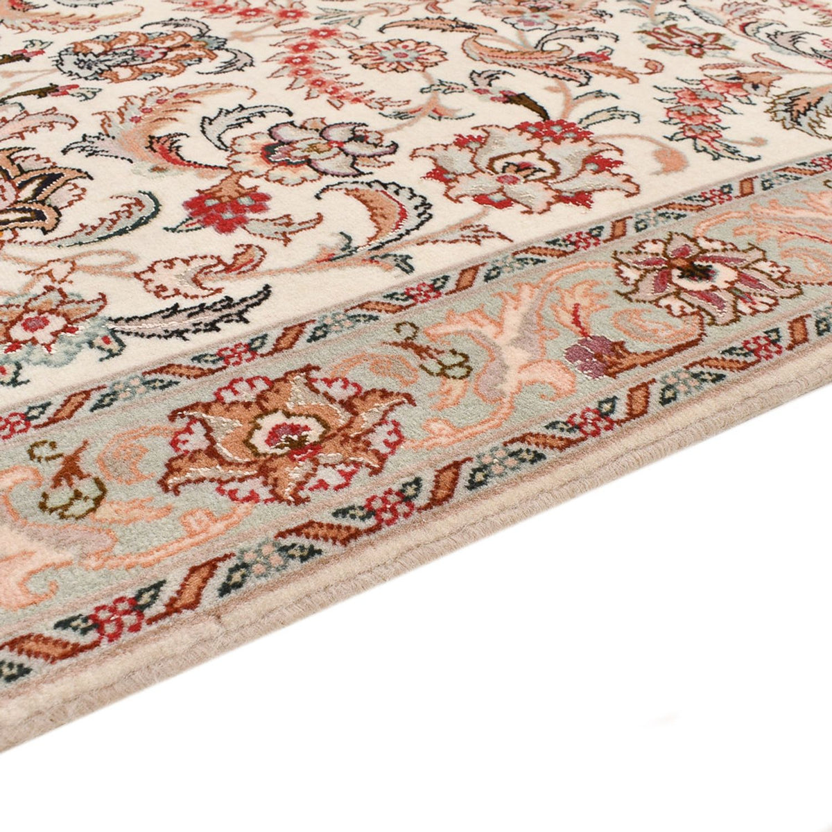Biegacz Dywan perski - Tabriz - Premium - 315 x 77 cm - karmelowy