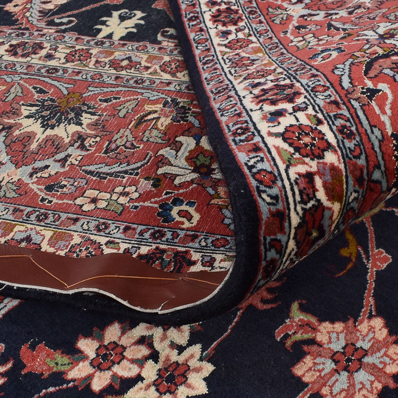 Dywan perski - Bijar - 350 x 258 cm - ciemnoniebieski