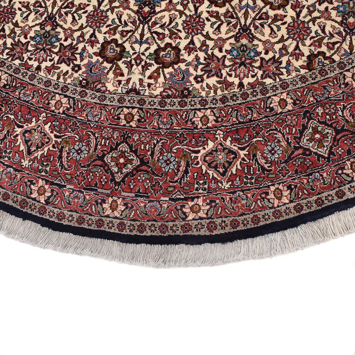 Dywan perski - Bijar okrągły  - 250 x 250 cm - rdza