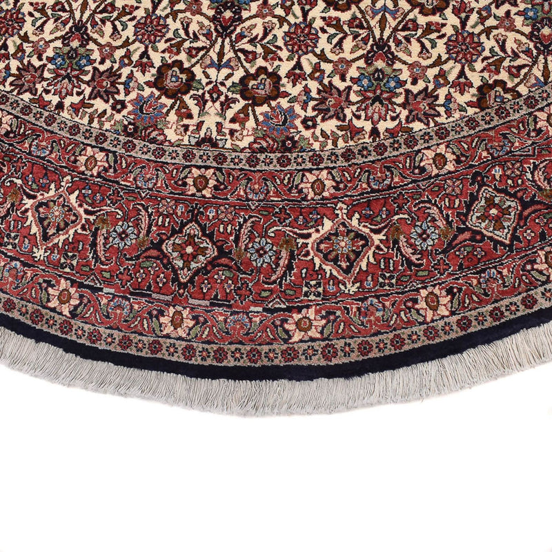 Dywan perski - Bijar okrągły  - 250 x 250 cm - rdza