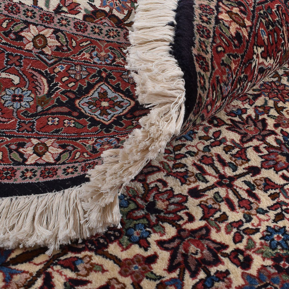 Dywan perski - Bijar okrągły  - 250 x 250 cm - rdza