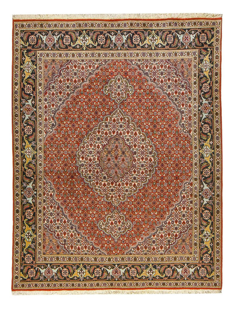 Dywan perski - Tabriz - Królewski - 195 x 150 cm - rdza