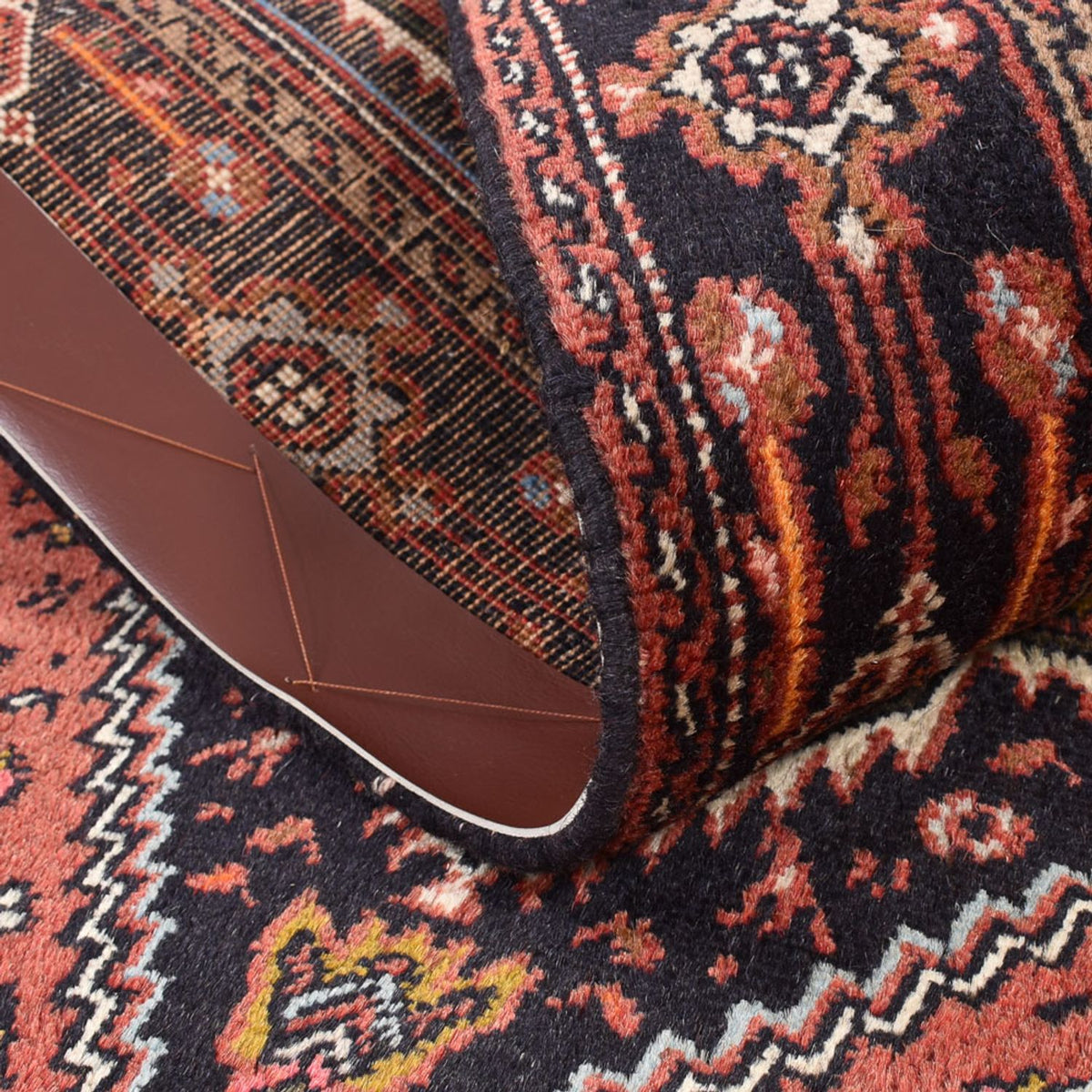 Perski dywan - Nomadyczny - 124 x 74 cm - jasna czerwień