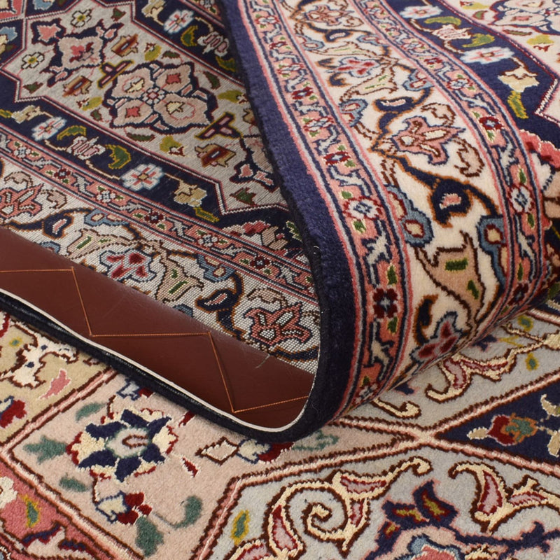 Dywan perski - Tabriz - Królewski kwadratowy  - 254 x 248 cm - ciemny beż