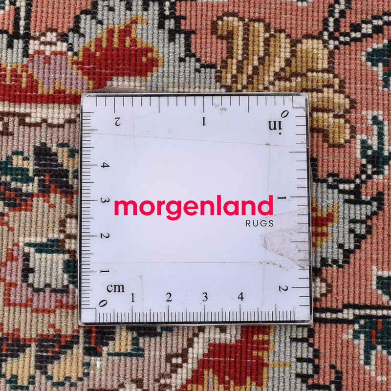 Dywan perski - Tabriz - Królewski - 352 x 253 cm - morski błękit