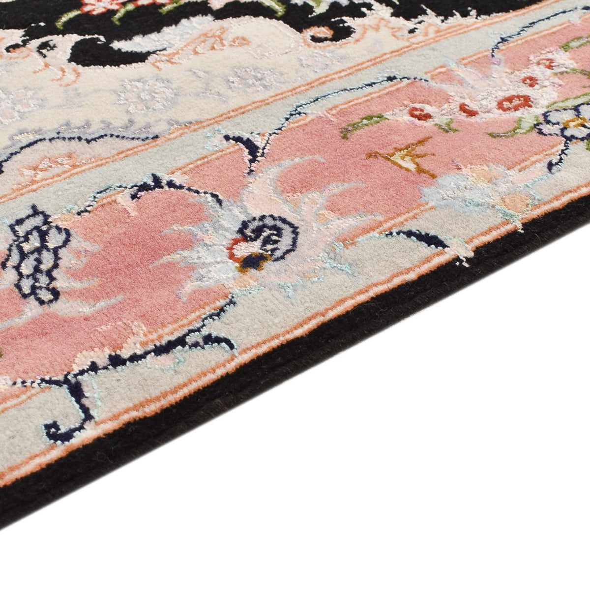 Biegacz Dywan perski - Tabriz - Królewski - 300 x 83 cm - ciemnoniebieski