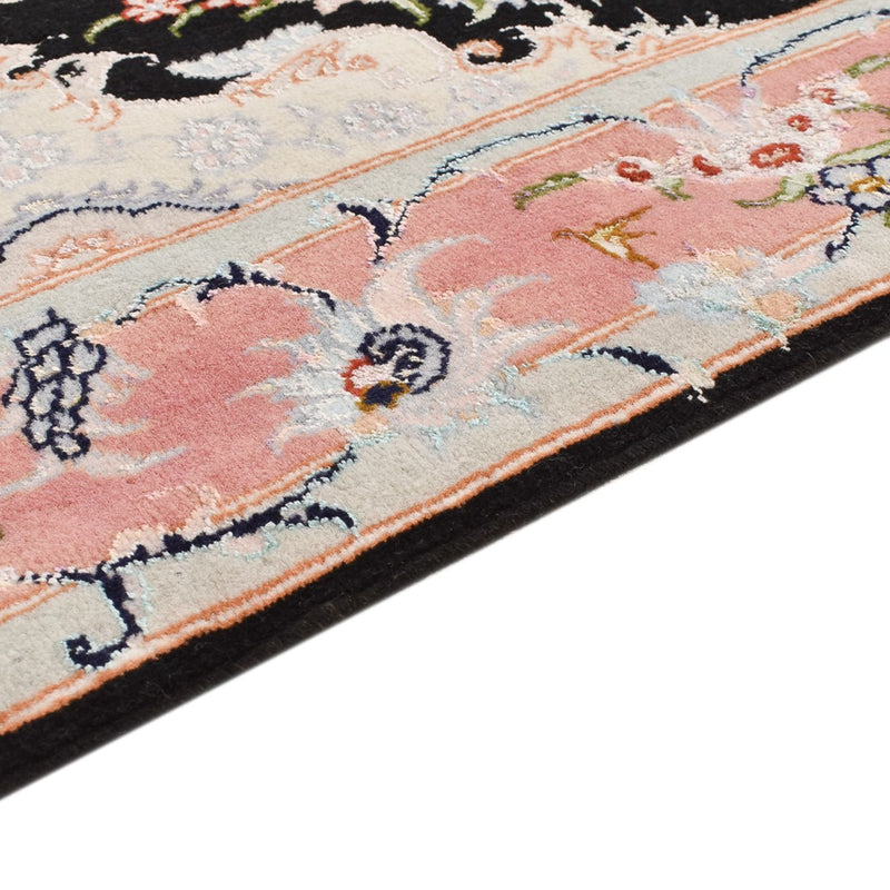 Biegacz Dywan perski - Tabriz - Królewski - 300 x 83 cm - ciemnoniebieski