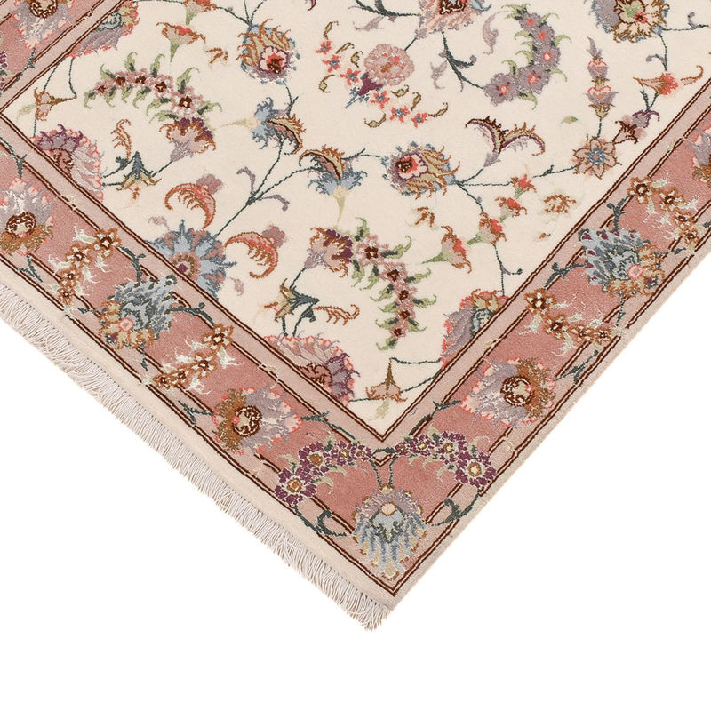 Biegacz Dywan perski - Tabriz - Premium - 347 x 77 cm - beżowy