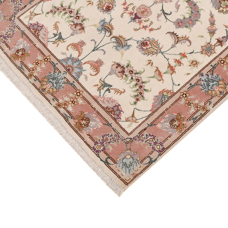 Biegacz Dywan perski - Tabriz - Premium - 347 x 77 cm - beżowy