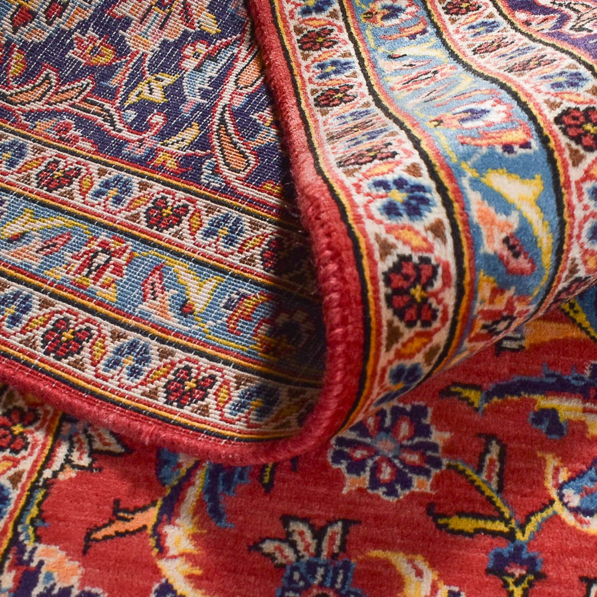 Dywan perski - Keshan - 340 x 248 cm - czerwony