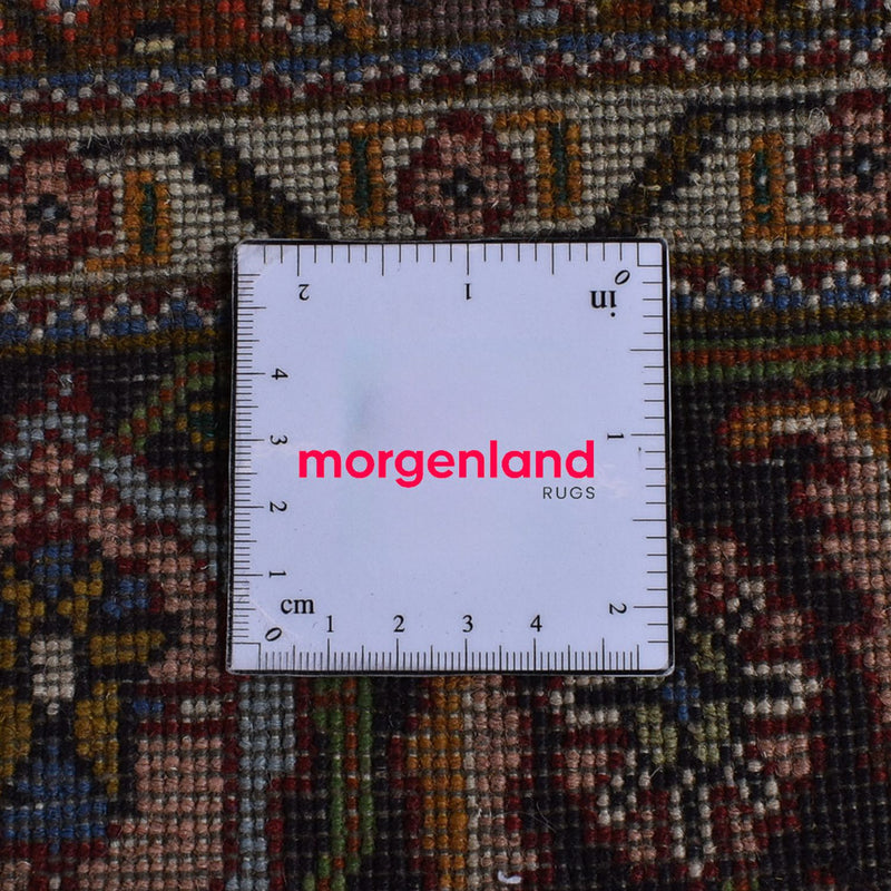 Dywan perski - Tabriz - Królewski - 205 x 146 cm - ciemnobrązowy