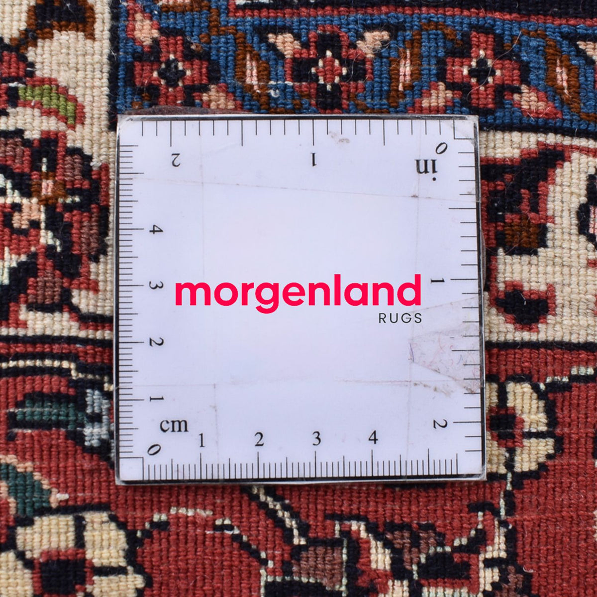 Dywan perski - Bijar - 298 x 202 cm - ciemnoniebieski