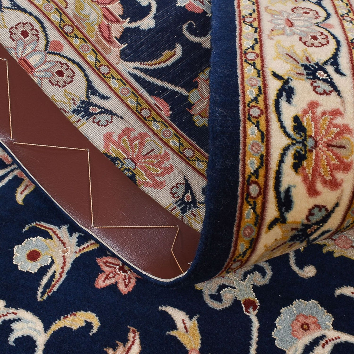 Biegacz Perski dywan - Ghom - Królewski - 244 x 58 cm - ciemnoniebieski