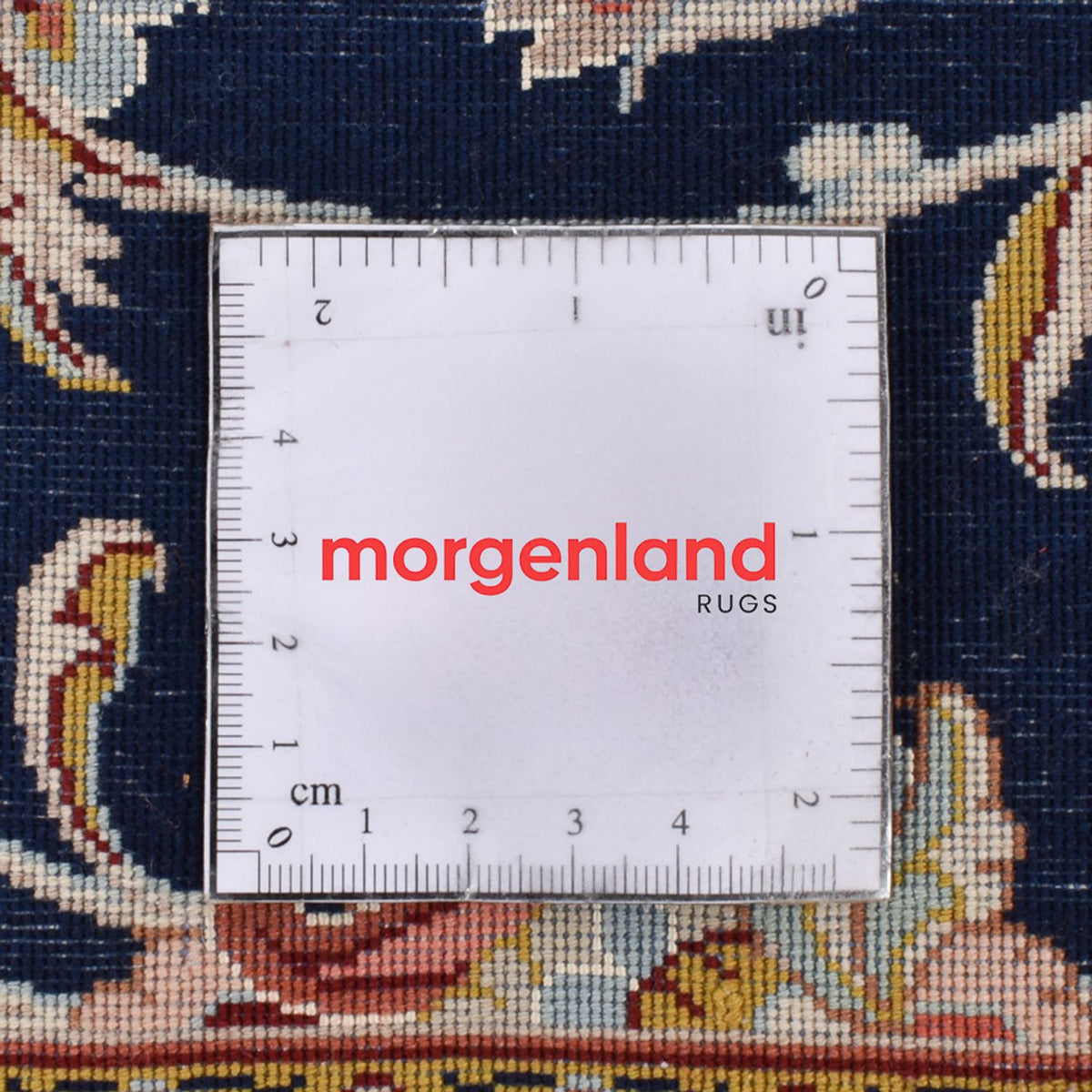 Biegacz Perski dywan - Ghom - Królewski - 244 x 58 cm - ciemnoniebieski