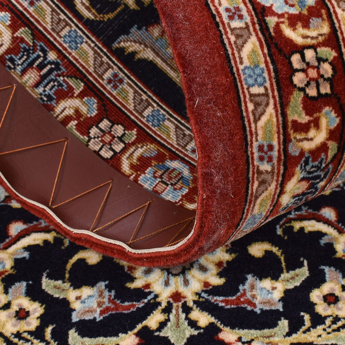 Biegacz Perski dywan - Ghom - Królewski - 193 x 54 cm - ciemny beż