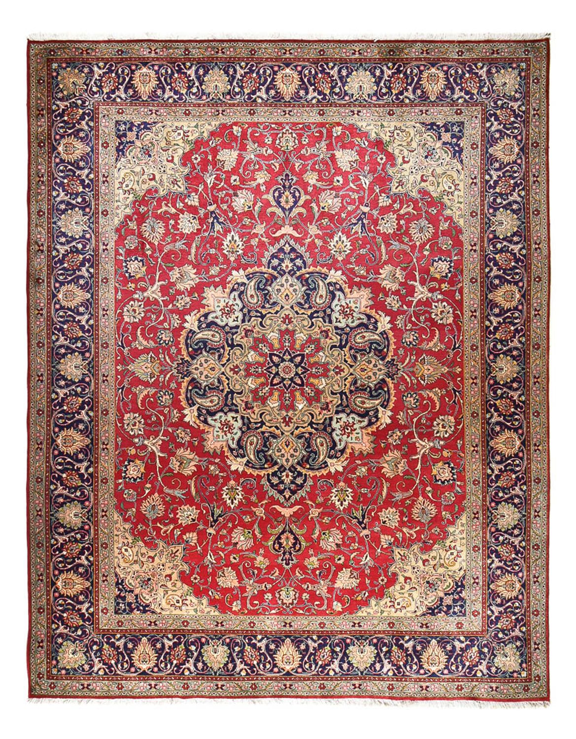 Dywan perski - Tabriz - Królewski - 400 x 310 cm - czerwony
