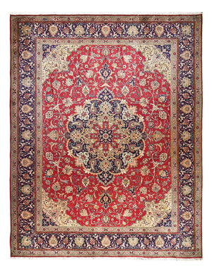 Dywan perski - Tabriz - Królewski - 400 x 310 cm - czerwony