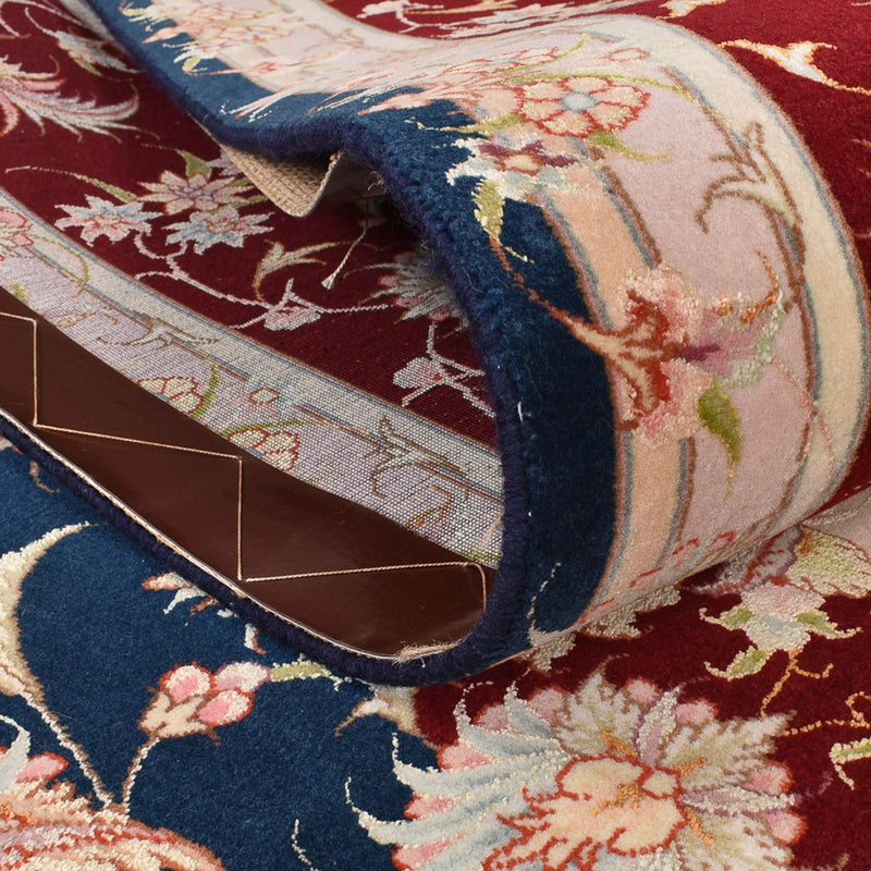 Dywan perski - Tabriz - Królewski - 287 x 202 cm - ciemnoniebieski