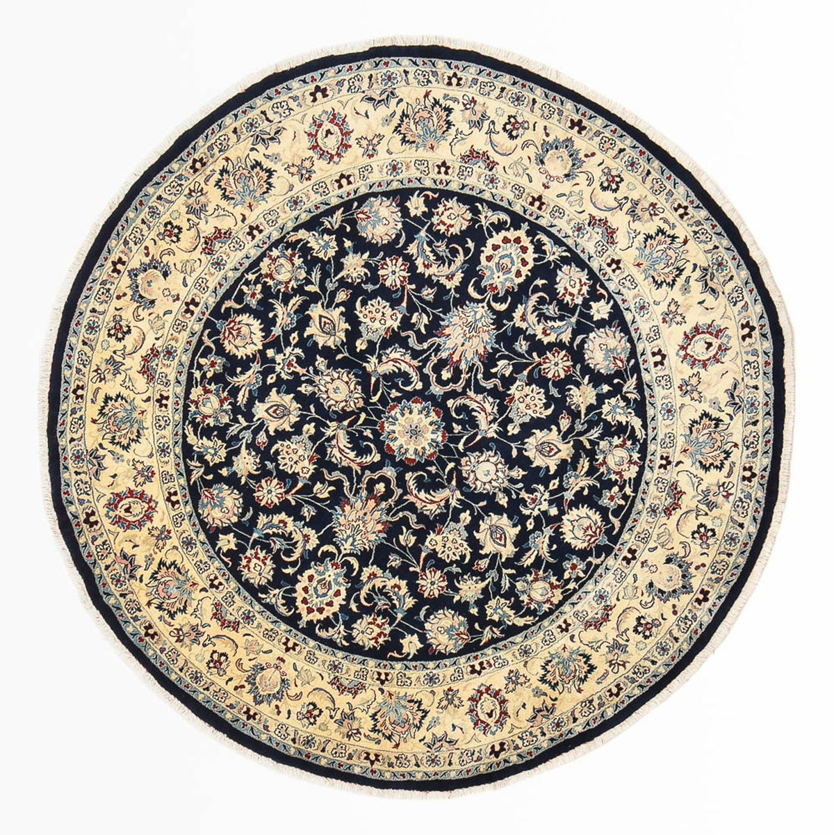 Dywan perski - Klasyczny - 240 x 240 cm - ciemnoniebieski