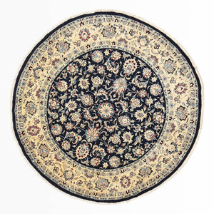 Dywan perski - Klasyczny - 240 x 240 cm - ciemnoniebieski