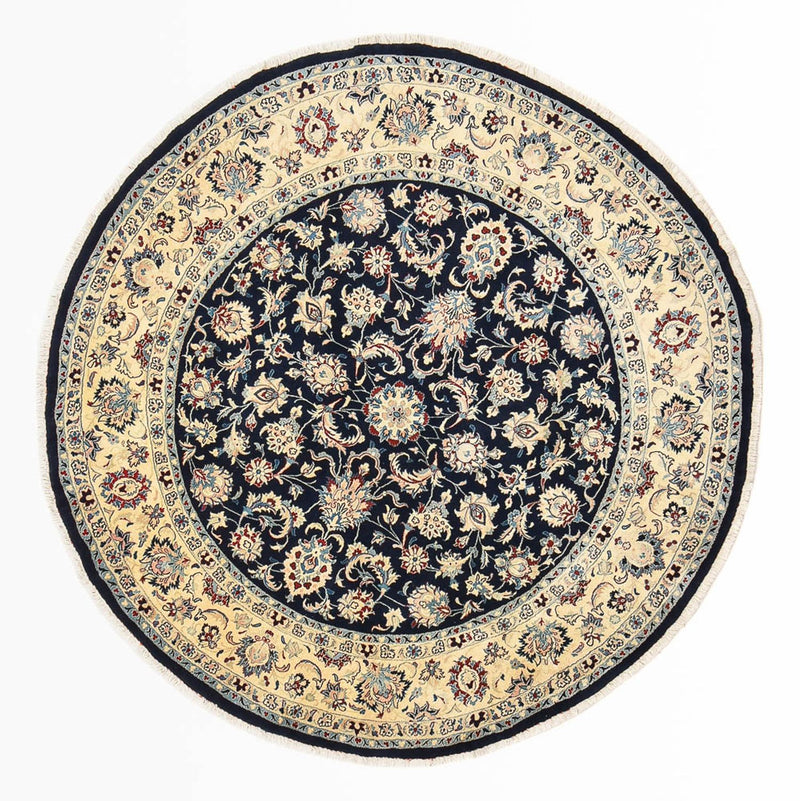 Dywan perski - Klasyczny - 240 x 240 cm - ciemnoniebieski