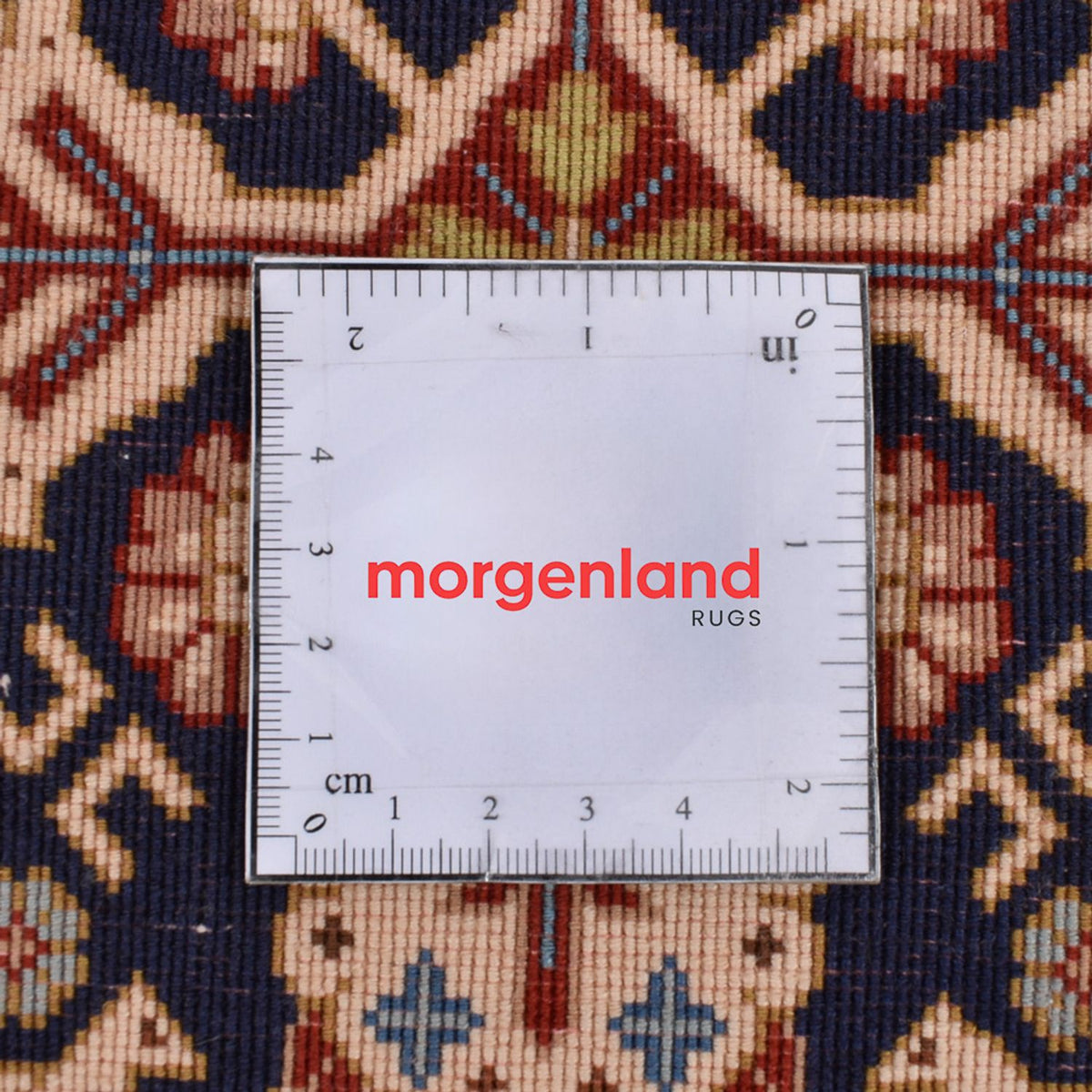 Biegacz Perski dywan - Ghom - Królewski - 205 x 55 cm - ciemny beż