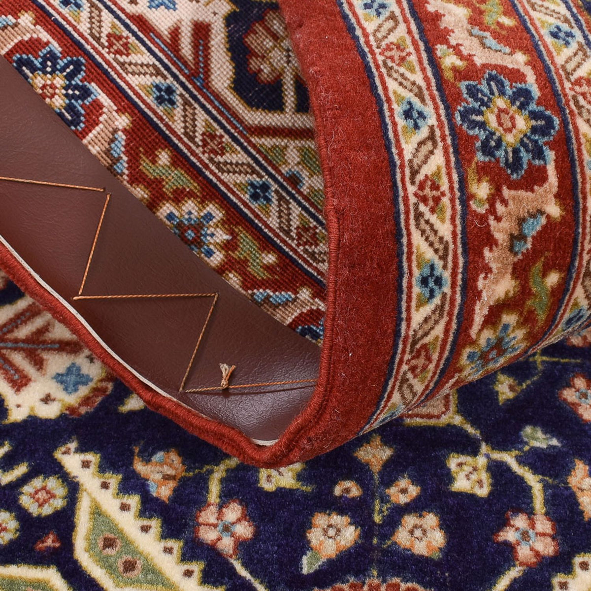 Biegacz Perski dywan - Ghom - Królewski - 204 x 55 cm - ciemny beż