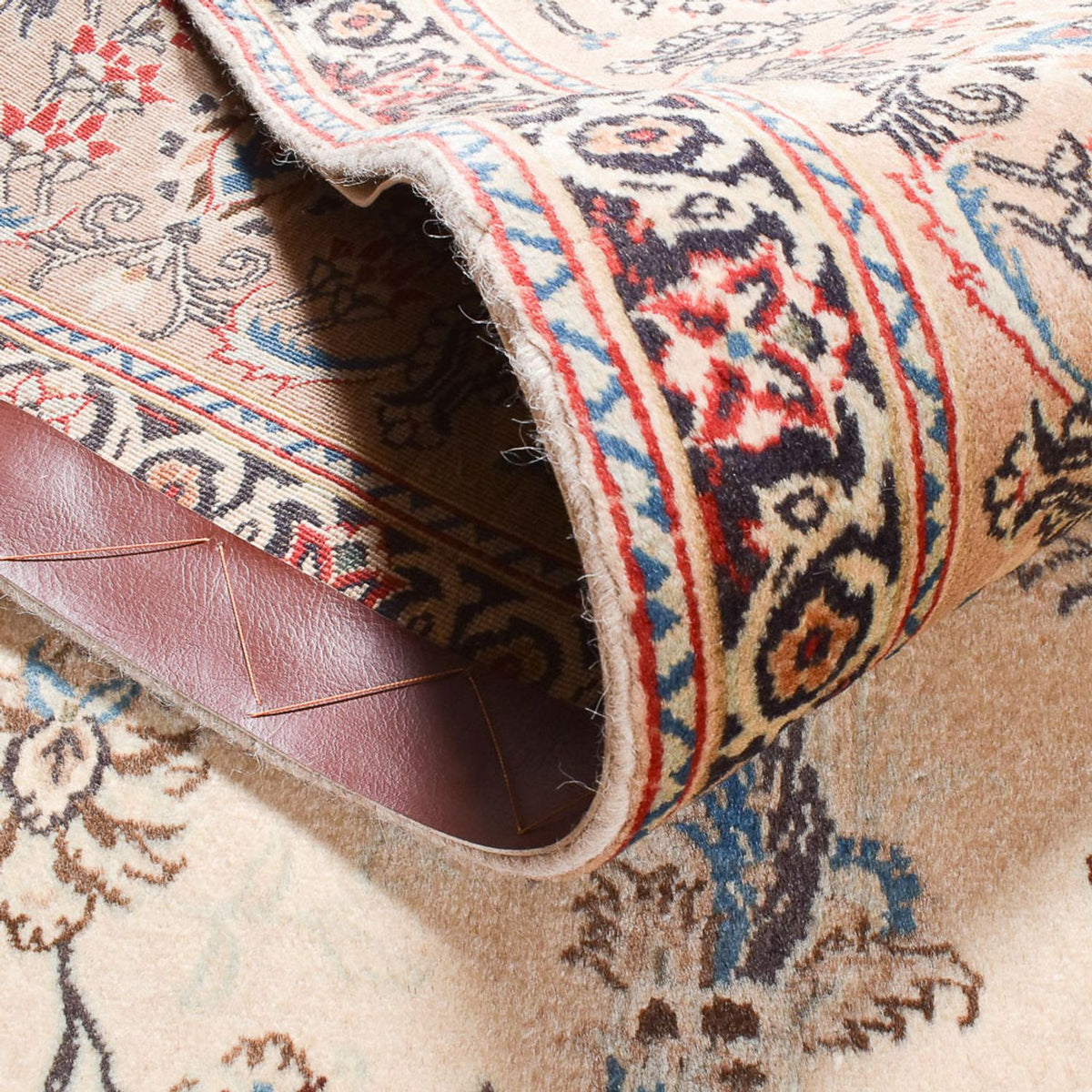 Dywan perski - Tabriz - Królewski - 290 x 188 cm - beżowy