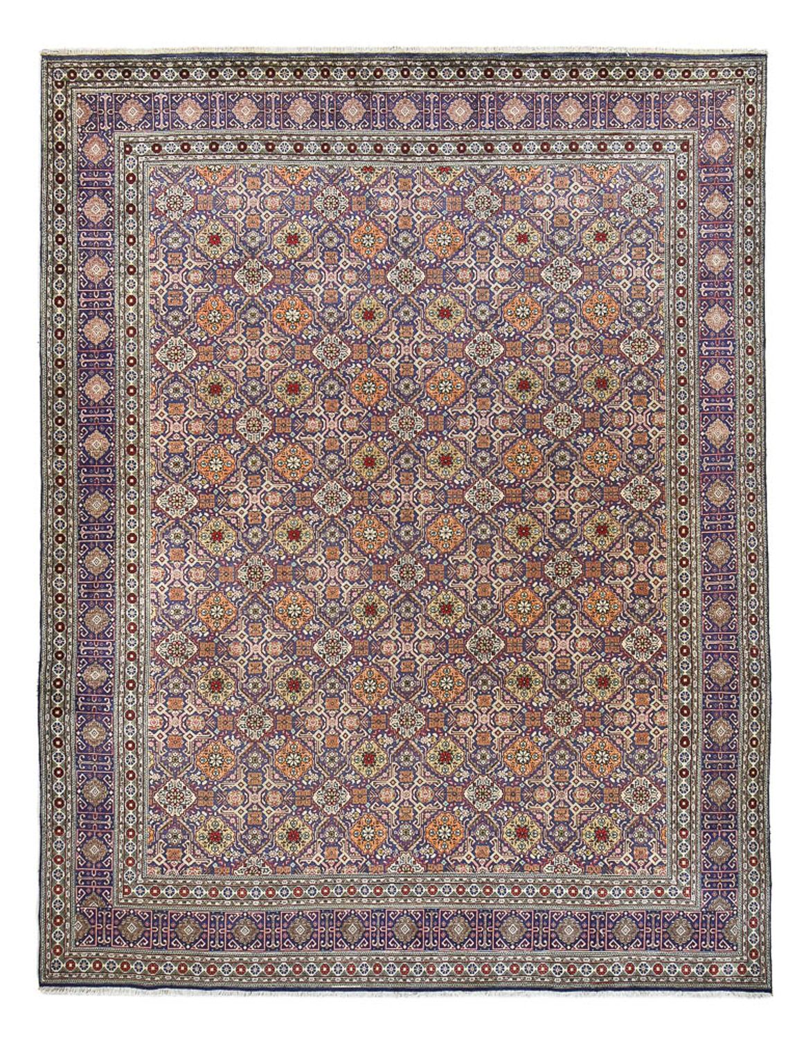 Dywan perski - Tabriz - Królewski - 400 x 312 cm - jasnobrązowy