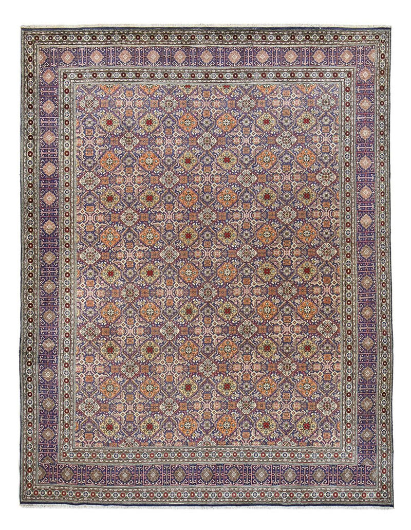 Dywan perski - Tabriz - Królewski - 400 x 312 cm - jasnobrązowy